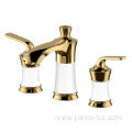 Unique Antique Double Handle Basin Faucet Mixer